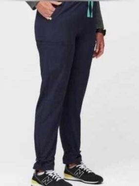 Figs Black FREEx Saumer High Waisted Jogger Scrub Pants